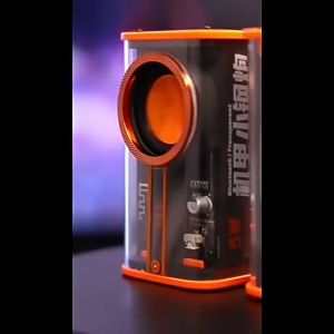 FELICE Bluetooth Speaker New Transparent Mech Audio TWS Two-Machine interconnection Rhythm Breathing Light 360° Stereo Surround