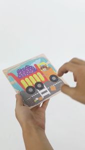 Mainan Edukasi Kayu: Double Sided Bar Puzzle & Jigsaw Puzzle