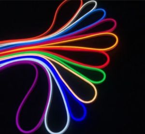 Cuộn 5 mét Led neon flex 12v cắt nhỏ 25cm uốn chữ logo trang trí.đủ màu dùng ngoài trời
