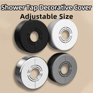Faucet Decorative Cover Shower Kitchen Flange Cover Chrome Wall Flange Faucet Accessories Home Decoration Pipe Covers