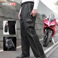 WOSAWE Motorcycle Rain Pants Rainstorm Prevention Pants Waterproof Motorcycle Fishing Camping Rain Gear Pants. 