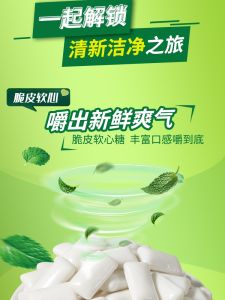 Xylitol Chewing Gum Mint Flavor: A Fresh Breath Office Snack