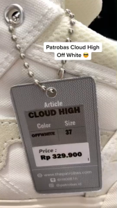 SEPATU PATROBAS CLOUD HIGH OLIVE ( SIZE 36 - 44 ) - Sneakers Canvas Made in Indonesia