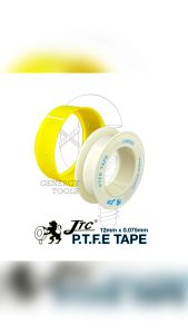 [GENERGYTOOLS] JTC P.T.F.E. TAPE (SEAL TAPE) 12MM X 0.07MM X 7.5METER/ TAPE PUTIH JTC