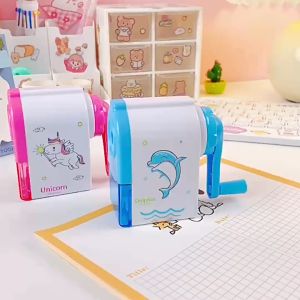 Hand-cranked Pencil Sharpener For School Office Creative Student Stationery Stainless Steel Blade