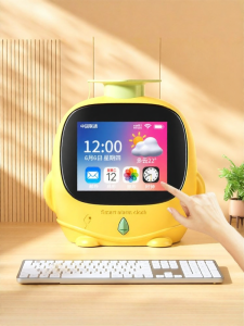 Smart Voice Talking Alarm Clock Early Childhood Education Touchscreen Control Stories Pinyin English Learning