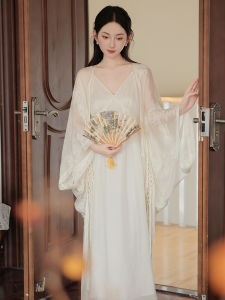 Elegant Chinese Style Cold Tone Embroidered Crop Top And Cardigan Set Fashionable Long Sleeve V-Neck Two-Piece Autumn Winter Outfit