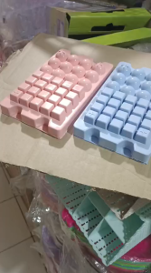 ( isi 6 pcs ) Cetakan Es Batu Kubus dan Bulat BINGUO 380 / Cetakan Es Segi / Cetakan Es Batu Plastik / ICE TRAY