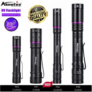 Mini UV Penlight 365nm/395nm LED AA/AAA Flashlight Pet Cat Dog Stain Tinea Marker Money Ore Fluorescent Ultraviolet Lamp Torch