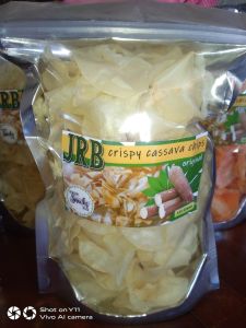 JRB CRISPY CASSAVA CHIPS /125 GRAMS / HEALTHY SNAKS AND ORGANIC