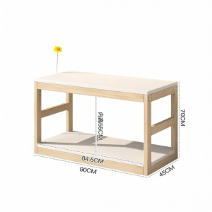 Intelligent Ecosystem Real Wood Living Room Floor Fish Tank Stand