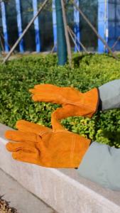 Men Work Gloves Soft Cowhide Driver Hunting Driving Farm Garden Welding Security Protection Safety Mechanic Glove