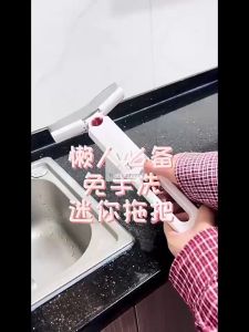 Mini Squeeze Mop Portable Adjustable Foldable Kitchen Strong Powerful Dirt Removal Water Absorption Oil Stain Efficient Household Lightweight Durable Sponge Compact Daily Use Versatile High Quality Cleaning Solution Alat Pembersihan Praktikal便携式迷你挤压拖把