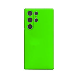 Potdemiel | Neon Lime Green Phone Case for Samsung Galaxy S26 S25 Ultra S24 S23 Ultra Plus Shockproof Double Layer Tough Back Cover