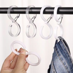 3pcs Japanese-style S-type Hook Multi-function Wardrobe Bathroom Hook Anti-falling Windproof Hook Storage