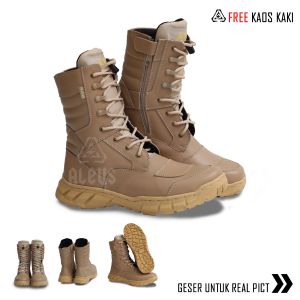 sepatu pdl tactical krem 026 aleus