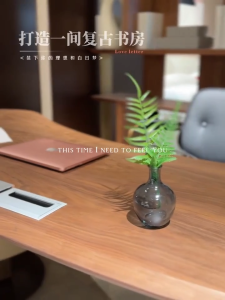 Bàn Làm Việc Gỗ Tự Nhiên Mặt Gỗ Bo Tự Nhiên – Phong Cách Hiện Đại