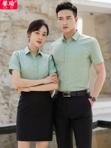 XINYU | Summer Eco Bamboo Fiber Short/Long Sleeve Shirt Set for Sales Profession Thin