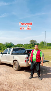 เบดแร็ค Thewolf ทรงเตี้ยเสา 6 ต้น 3 คาน พร้อมรางสไลด์ สูง 27 ซม ปรับกว้างแคบได้ รางยาว152 สำหรับรถ แคป