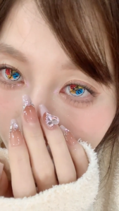 【Halloween】Lensa kontak softlens COSPLAY UPPER RANKS seri diameter 14.5mm Demon Slayer sempurna untuk riasan cosplay Halloween