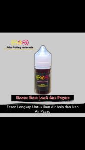 AGA Essen Super Ikan Laut dan Air Payau Campuran Umpan Pancing 30ml Untuk Target Rame & Indukan Segel Botol 30ml