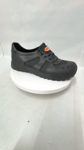 SPACE P SP 7725 Men Slip-On PVC Black Labour Heavy Duty Rubber Boot Shoe / Kasut Kerja Lasak / Kasut Hitam Lelaki