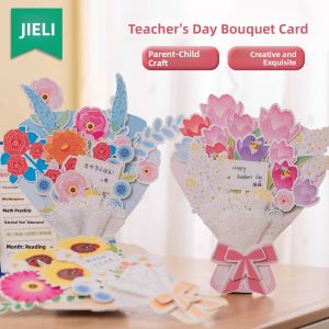 JIELI | 3D Creative Handmade Flower Bouquet Card Gift