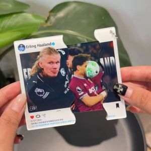 YIRANJIA | Acrylic Slide Soccer Star Keychain