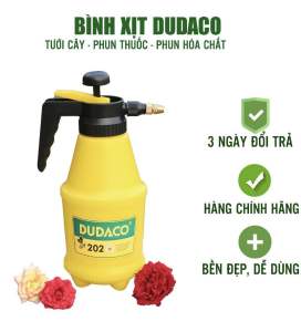 Bình xịt tưới cây phun thuốc Dudaco dung tích 2l khí nén phun sương tiện dụng và an toàn hàng chính hãng