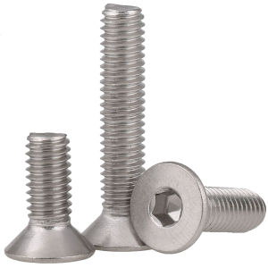 BAIRUITE | Ốc Vít Đầu Phẳng Inox Lục Giác Trong M3-M8