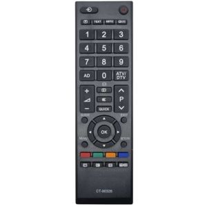 TOSHIBA LED TV รีโมท รุ่น CT-90326 มีปุ่ม ATV / DTV Remote ให้บริการ ราคาถูกต้อง จอแบน LED คุณสมบัติของ TOSHIBA