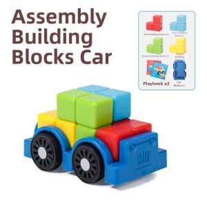 XIAOGUAIDAN | Educational Mini Car Building Game Spatial Logic Intellectual Toy