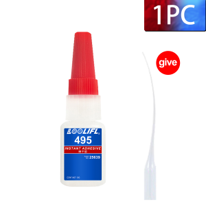 LOOLIFL | LOOLIFL 414/495 Instant Strong Super Glue Universal Superglue Mighty Instant Glue for Resin Ceramic Metal Glass Fast Dry Tool