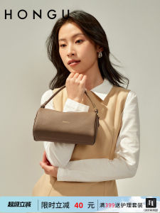 Red Valley Casual Versatile Ladies Crossbody Pillow Bag Boston Bag Handbag Soft Fabric Lining Zipper Closure Square Shape