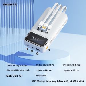 Pin Sạc Dự Phòng 20000mAh Được Chứng Nhận 3C và Phê Duyệt bởi Hãng Hàng Không