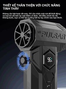 Máy Thổi Khí Siêu Mạnh X11 500000 Vòng/phút Máy Thổi Bụi Khí Nén Với Màn Hình Hiển Thị Mức Tiêu Thụ Điện Năng Dùng Cho Ô Tô Tự Sửa Chữa Quạt Gió Turbo