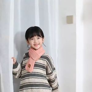 Khăn len trẻ em khăn len cho bé giữ ấm mùa thu đông khăn len dài 100cm khăn len mềm mịn 6 màu lựa chọn Pama STORE PK57