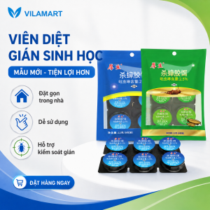 Combo 3 bộ 6 Viên Mồi Diệt Gián Thuốc Diệt Côn Trùng Sinh Học Không Độc Hại Dùng Trong Nhà Bếp Hộ Gia Đình