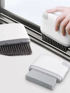 Multi-Functional Groove Cleaning Brush for Bathroom Kitchen Window Sill Sink Dead Corner Dust Brush Household Cleaning Tool