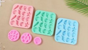 Marine Animal Silicone Mold Ocean Whale Dolphin Fish Penguin Squid Octopus Chocolate Fondant Candy Cupcake Cake Decoration Molds