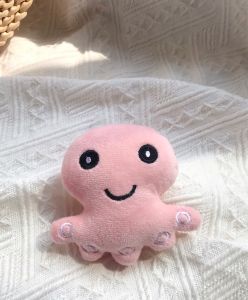 Pet Dog Teeth Grinding Sound Making Toy Cute Little Octopus Little Horse Bichon Small Dogs Cats Boredom Breaker Noise Maker