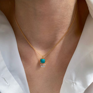 Natural Freshwater Pearl Turquoise Necklace