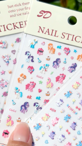 Kids Nail Sticker | Little Pony Style | Cute Pony Unicorn Design | Easy to Use | Safe for Children