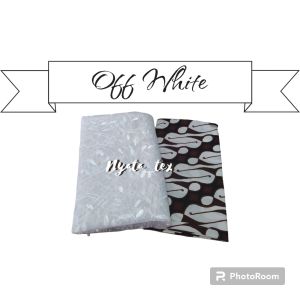 beli 3 PAKET BONUS hijab pasmina paket batik dan kain tulle akar bordir mutiara spesial off white