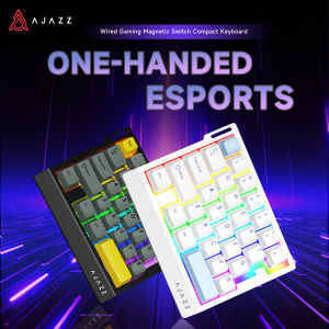 AJAZZ | AJAZZ AK029 Wired Mini 29-Key Mechanical Keyboard with Magnetic Switches 0.01mm Fast Response
