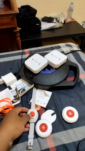 Daytech Bel Rumah Wireless Waterproof Dengan Tombol&Jam Tangan Cocok Untuk Rumah Panti Jompo Asuhan