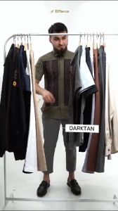 SAMASE Kemko Prince Heritage S031 Kemeja Koko Pakaian Pria Dewasa Lengan Pendek Terbaru