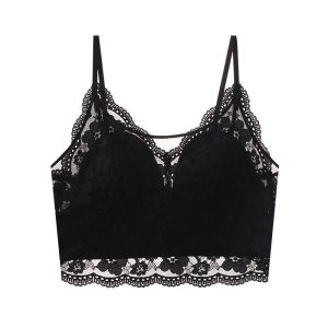 Áo ngực nữ MiiOW bằng ren liền mảnh không gọng không đường may - mùa hè 2025