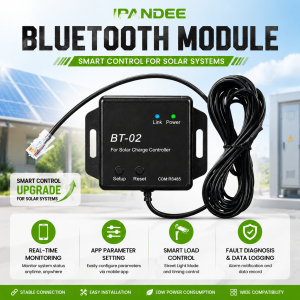 MPPT Solar Charge Controller 100A 12V/24V/36V/48V 99.9% Efficiency Max PV Input 250V Smart Cooling Bluetooth APP Monitoring Blacklight LCD Regulator Lifepo4 /Lithium Battery Activation
