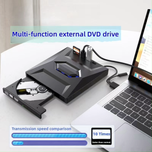 USB 3 0 Type-C ไดรฟ์ DVD Burner Driver ไดรฟ์ความเร็วฟรีอ่าน-Write Recorder ภายนอก DVD-RW Player Writer Reade